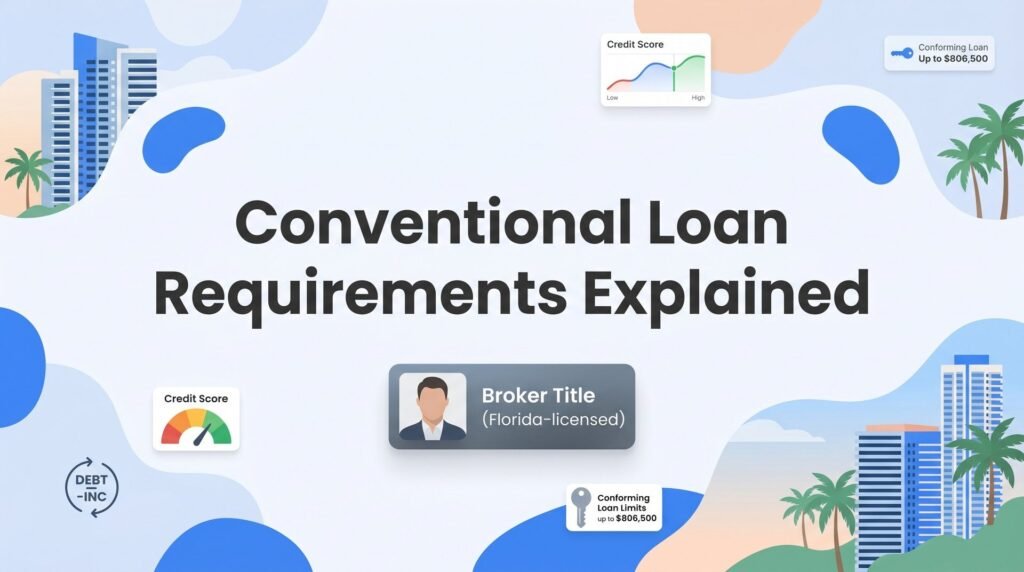 Conventional Loan Requirements Explained for Florida Homebuyers and Investors