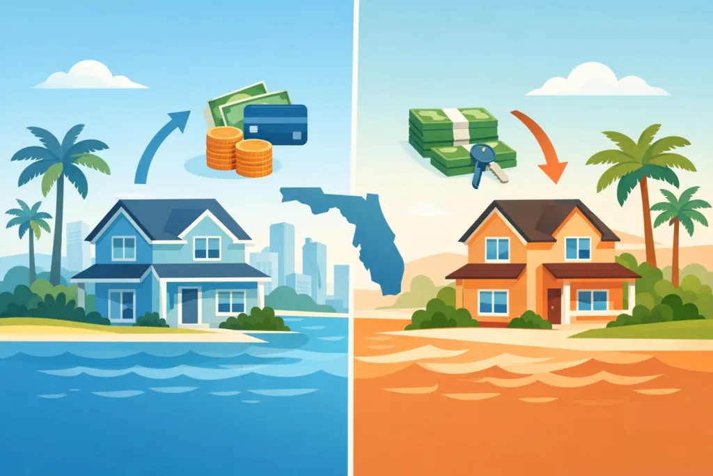 HELOC vs Cash Out Refinance Florida